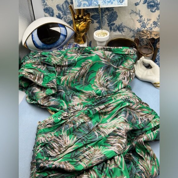 🆕 BRONX & BANCO 🧿 NWOT Jafari Havana Cut Out Gown, Vibrant Green - Sz M / US 6 - Picture 14 of 16